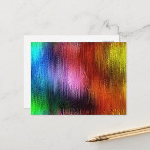 Carte Postale Motif de fond coloré
