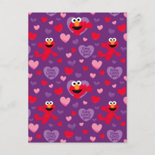 Carte Postale Motif de la Saint-Valentin Elmo vous aime