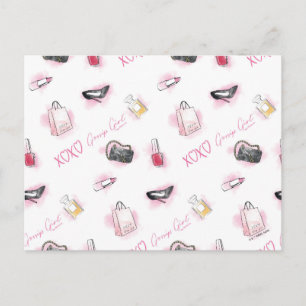 Carte Postale Motif de Maquillage Gossip Girl