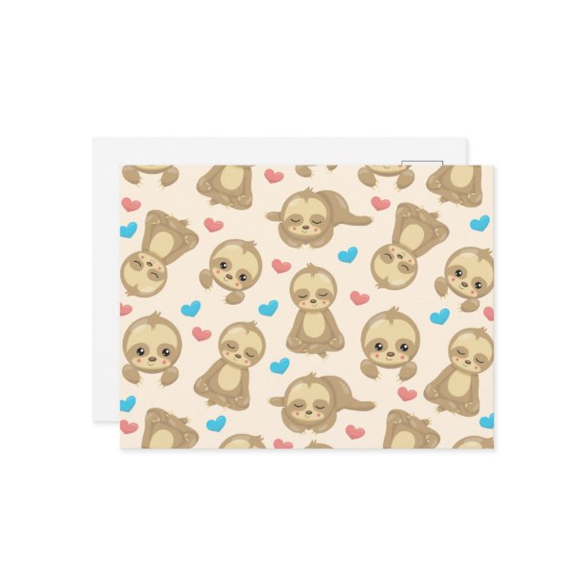 Carte Postale Motif De Parfums, Mignons Parfums, Coeurs (Devant/Arrière en situation)