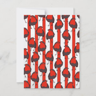Carte Postale Motif de Robin