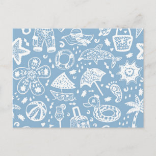 Carte Postale Motif d'été