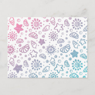 Carte Postale Motif d'été