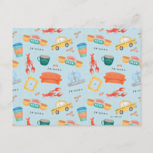 Carte Postale Motif d'icônes Classiques FRIENDS™