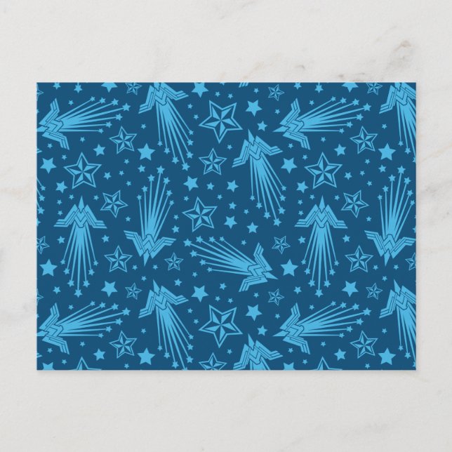 Carte Postale Motif du symbole Wonder Woman (Devant)