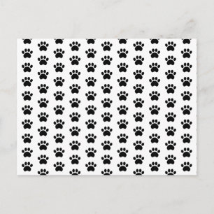 Carte postale Motif Empreinte de patte