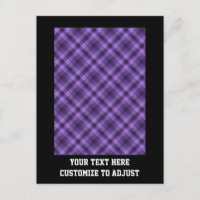 Motif en vichy violet