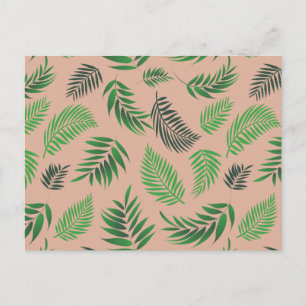 Carte Postale Motif Feuille tropical 10