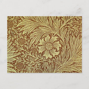 Carte Postale Motif Fleur Antique Marigold de William Morris