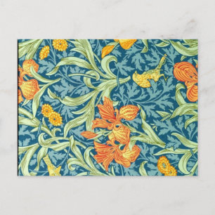Carte Postale Motif floral William Morris, Iris