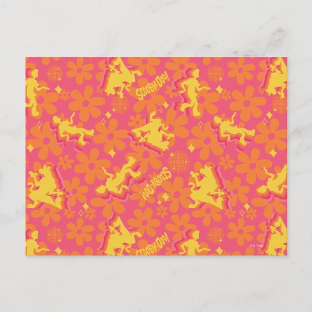 Carte Postale Motif Groovy Disco Scooby-Doo (Devant)