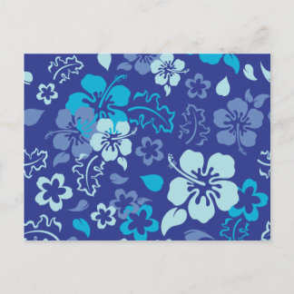 Carte postale Motif Hibiscus