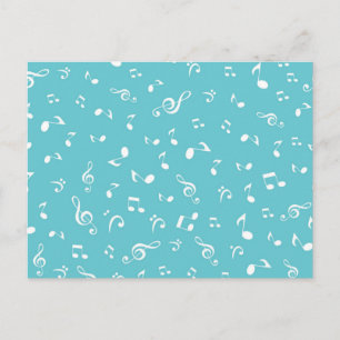 Carte Postale Motif musical