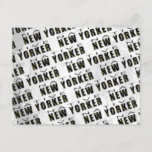 Carte Postale Motif natif du New Yorker