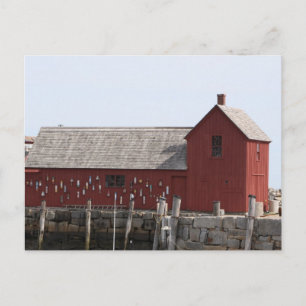 Carte Postale Motif Numéro 1 - Red Lobster Shack - Rockport, MA