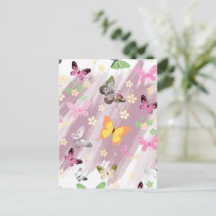 Carte Postale Motif papillon 7