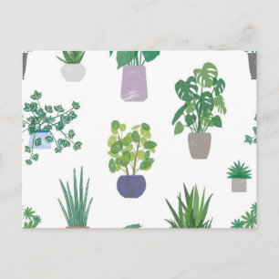 Carte Postale motif plante