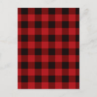 Motif plat noir rouge classique