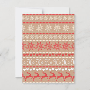 Carte Postale Motif populaire de Noël