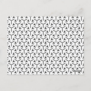 Carte postale Motif pour serveurs lame gothiques