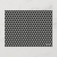 Carte postale Motif pour serveurs lame gothiques
