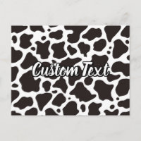 Carte postale Motif Vache