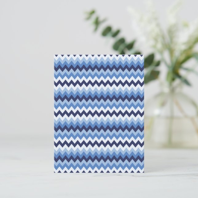 Carte Postale Motif zigzag 1 (Debout devant)