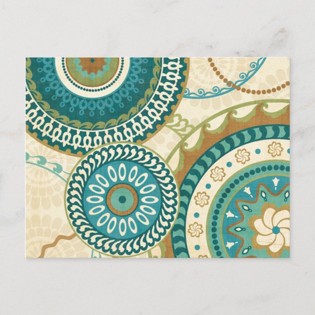 Carte Postale Motifs circulaires (Devant)