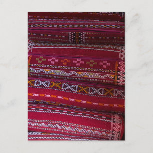 Carte Postale Motifs de Coussin en Tissu