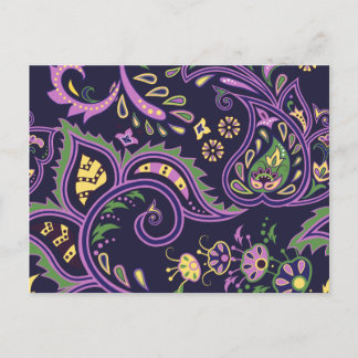 Carte Postale Motifs floraux décoratifs