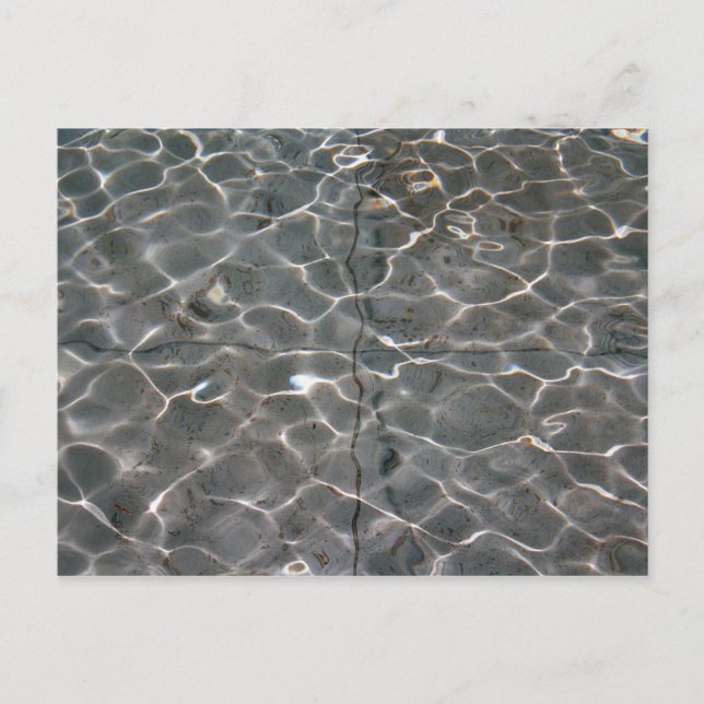 Carte Postale Motifs lumineux sur l'eau (Devant)