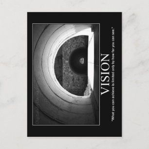 Carte postale motivante - VISION