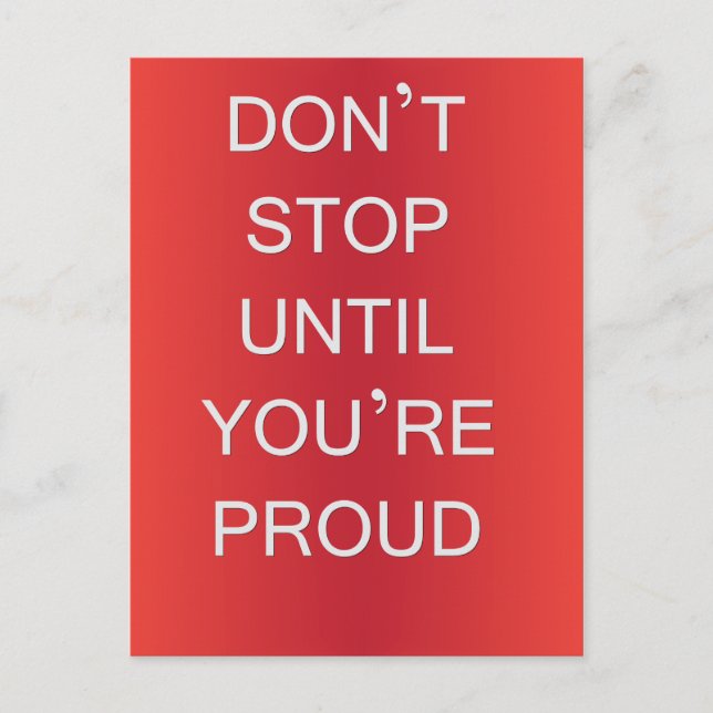 Carte Postale Motivation (Devant)