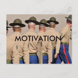 Carte postale Motivation