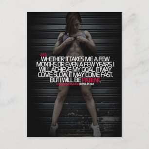 Carte Postale Motivation à son meilleur