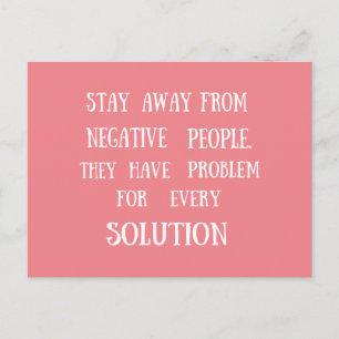 Carte Postale motivation cite des paroles de vie amusantes