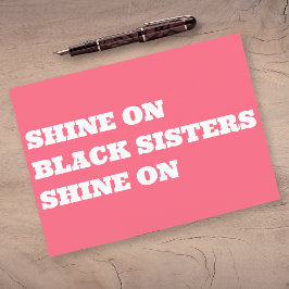 Carte postale Motivation des femmes noires