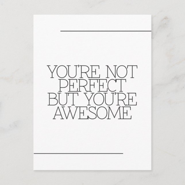 Carte Postale Motivation, inspiration, mots de la sagesse. (Devant)