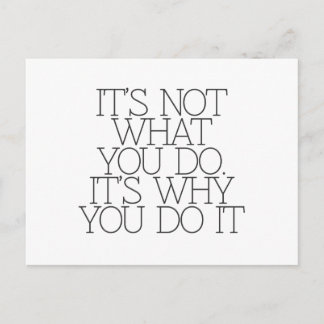 Carte Postale Motivation, inspiration, mots de sagesse citent.