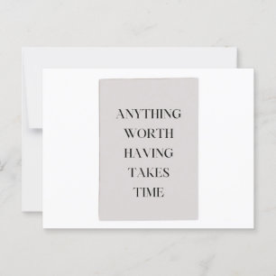 Carte Postale Motivation minimaliste pour les rêveurs Sagesse in