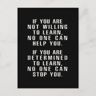 Carte Postale Motivationnel, Citations Positives, Déclarations P