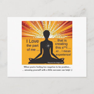 Carte postale motivationnelle