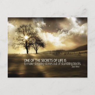 Carte postale Motivationnelle Secrets of Life