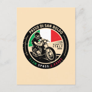 Carte Postale Moto Passo di San Boldo San Boldo Pass