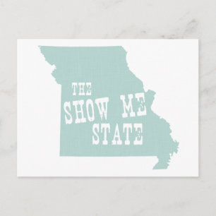 Carte Postale Moto Slogan de l'État du Missouri