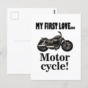 Carte Postale Moto Vélo Véhicule Moto
