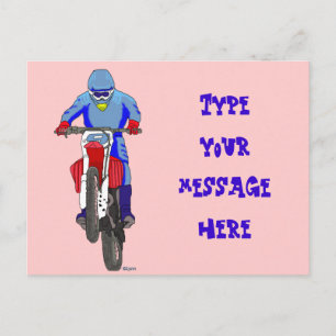 Carte Postale Motocross 100