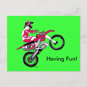 Carte Postale Motocross 300