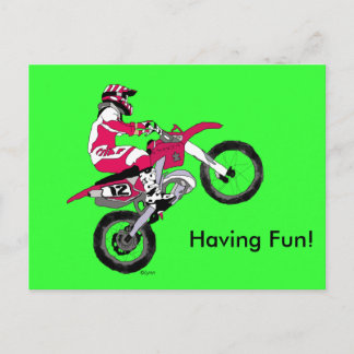 Carte Postale Motocross 300