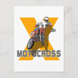 Carte Postale Motocross Extrême